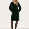 Part Two Madi Velvet Dress Green