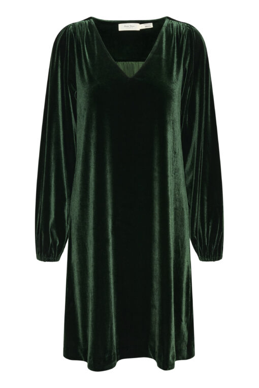 Part Two Madi Velvet Dress Green
