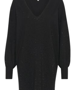 Part Two Macey Dress Black Rhinestone