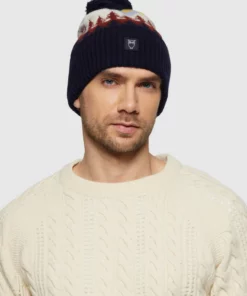 Knowledge Cotton Apparel Fair Isle Beanie