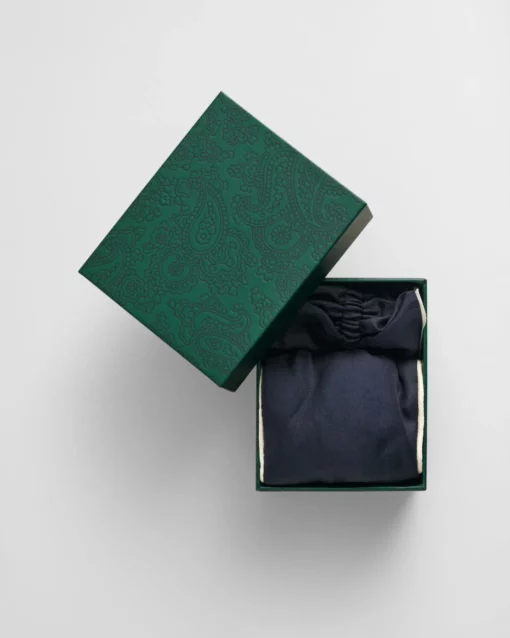 Gant Woman Silk Sleepmask Scrunchie Gift Set Evening Blue
