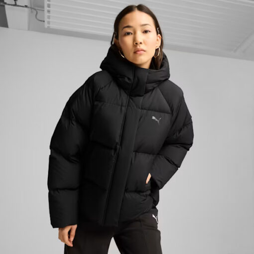 Puma Down Puffer Jacket Woman Black
