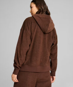 Puma Her Winterized Full-zip Hoodie Espresso Brown