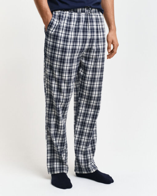 Gant Flannel Pants Evening Blue