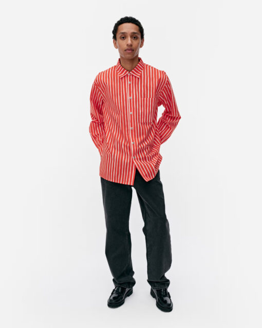 Marimekko Unisex Jokapoika Shirt Red