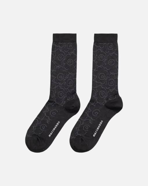 Marimekko Sissi Piirto Unikko Socks Black