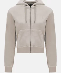 Juicy Couture Classic Velour Robertson Zip Hoodie String