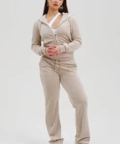 Juicy Couture Classic Velour Del Ray Pocket Pant String