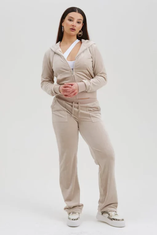 Juicy Couture Classic Velour Del Ray Pocket Pant String