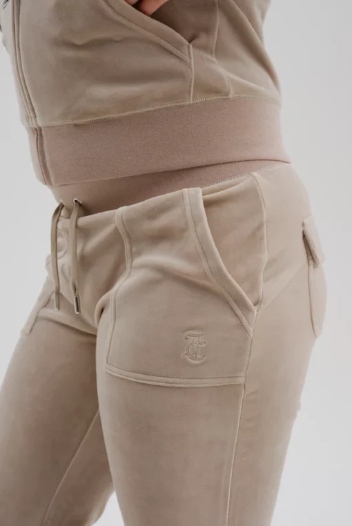 Juicy Couture Classic Velour Del Ray Pocket Pant String