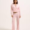 Juicy Couture Liv Rib Velour Lounge Hoodie Almond Blossom