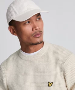 Lyle & Scott Waffle Knit Jumper Cove