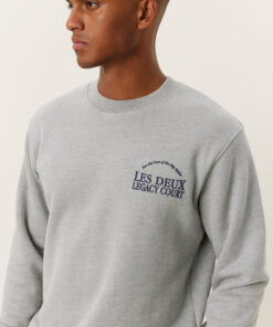 Les Deux Legacy Court Sweatshirt Grey Melange