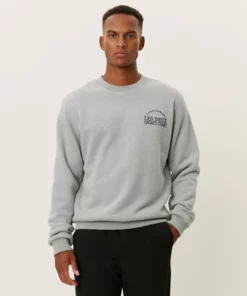 Les Deux Legacy Court Sweatshirt Grey Melange