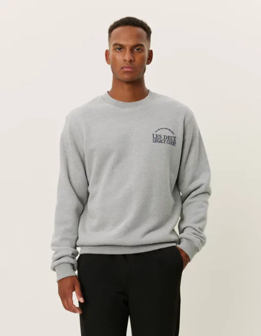 Les Deux Legacy Court Sweatshirt Grey Melange