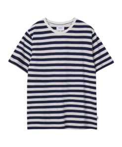 Makia Woman Verkstad T-Shirt Navy/White