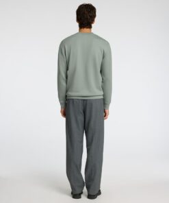 Selected Homme Manuel Soft Crew Neck Sweat Iceberg Green