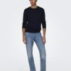 Only & Sons Wyler Life Crew Neck Knit Dark Navy