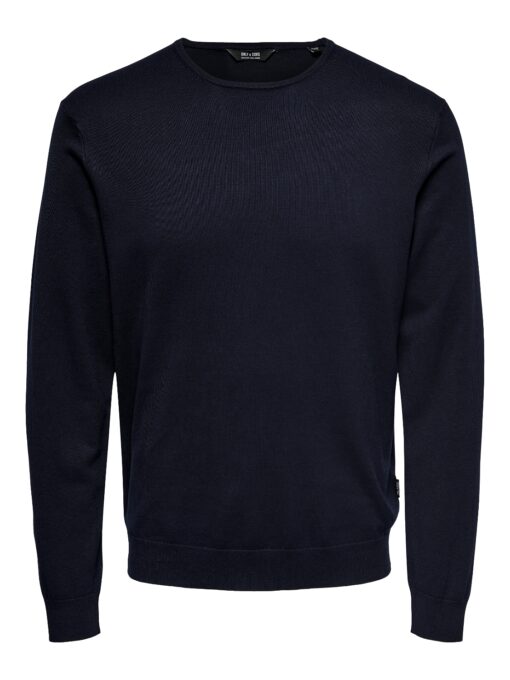 Only & Sons Wyler Life Crew Neck Knit Dark Navy