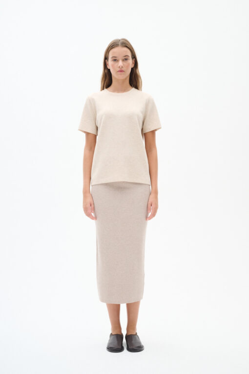 InWear Udelia Rib Skirt Haze Melange