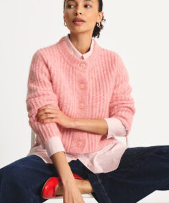 Part Two Pirette Cardigan Peaches N' Cream Melange