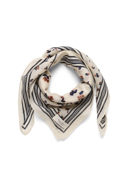 Part Two Phi Scarf Multi Blurred Flower