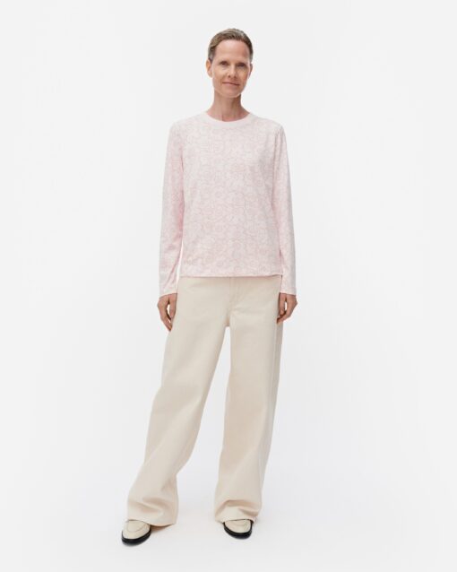 Marimekko Sekunti Piirto Unikko Shirt Light Pink