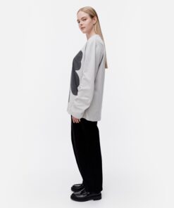Marimekko Biitti Unikko Placement Kioski Shirt Light Grey/Black