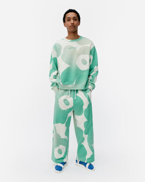 Marimekko Leiot Unikko Kioski Sweatshirt Green, White