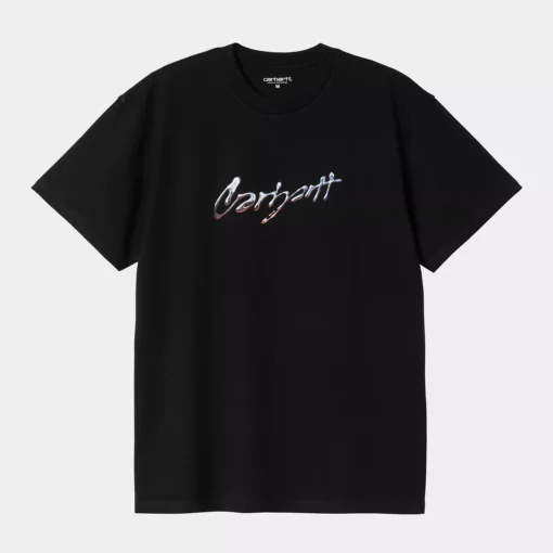 Carhartt WIP S/S Drip Script T-Shirt Black