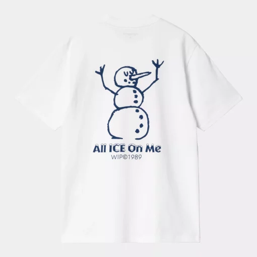 Carhartt WIP S/S Ice T-Shirt White