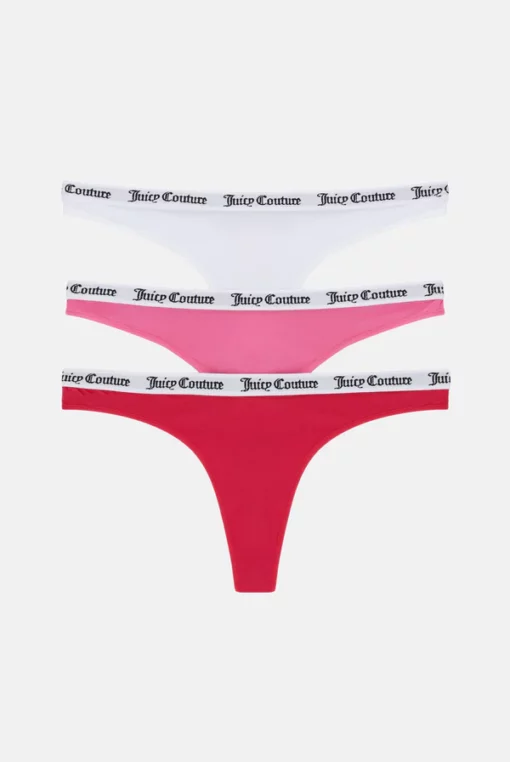 Juicy Couture Dana Cotton Thong 3-Pack
