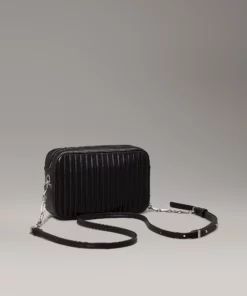 Calvin Klein Quilted Crossbody Bag Black