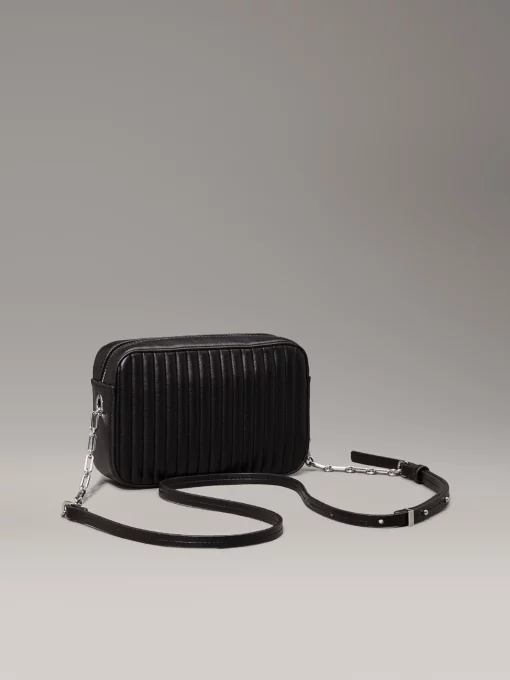 Calvin Klein Quilted Crossbody Bag Black
