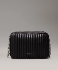 Calvin Klein Quilted Crossbody Bag Black