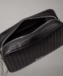 Calvin Klein Quilted Crossbody Bag Black