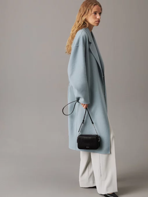Calvin Klein Quilted Crossbody Bag Black