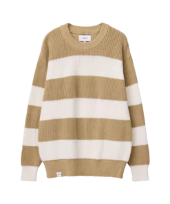 Makia Woman Rimini Knit  Beige/White