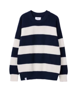 Makia Woman Rimini Knit Navy/White