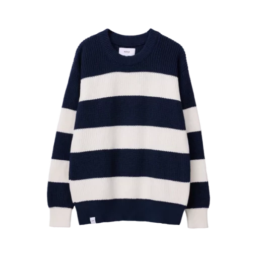 Makia Woman Rimini Knit Navy/White