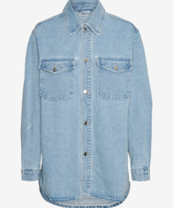 Vero Moda Naya Oversized Denim Shirt Light NBlue Denim