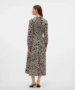 Vero Moda Vigdis 7/8 Dress Black