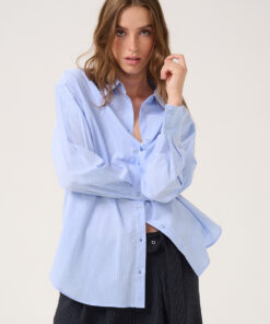 My Essential Wardrobe Bellamw Shirt Kentucky Blue Striped
