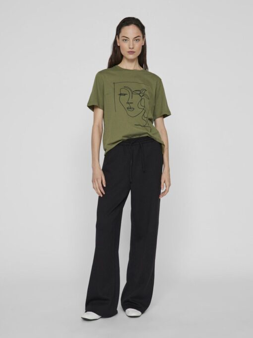 Vila Sybilla T-shirt Cabulet Olive