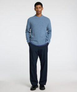 Selected Homme Reuben Relaxed Crew Neck Knit Oceana