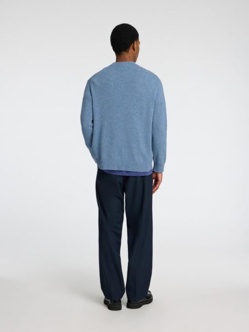 Selected Homme Reuben Relaxed Crew Neck Knit Oceana