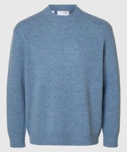 Selected Homme Reuben Relaxed Crew Neck Knit Oceana