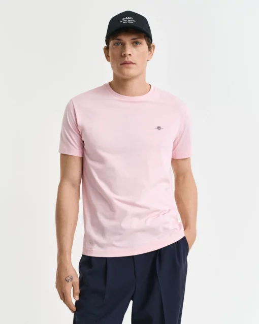 Gant Shield SS T-shirt California Pink