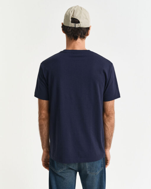 Gant Pocket T-shirt Evening Blue