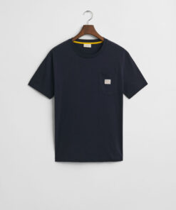 Gant Pocket T-shirt Evening Blue